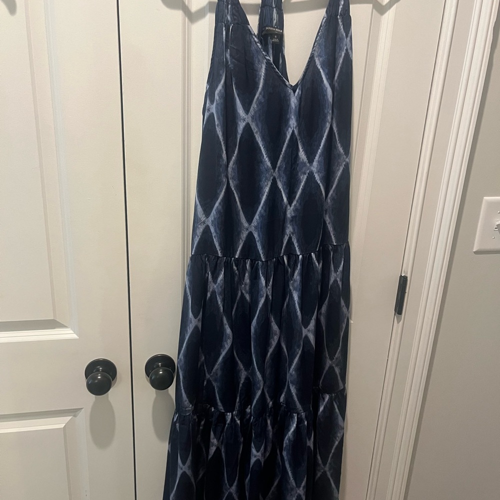 Banana Republic Women's Dye Diamond Print Midi Dress